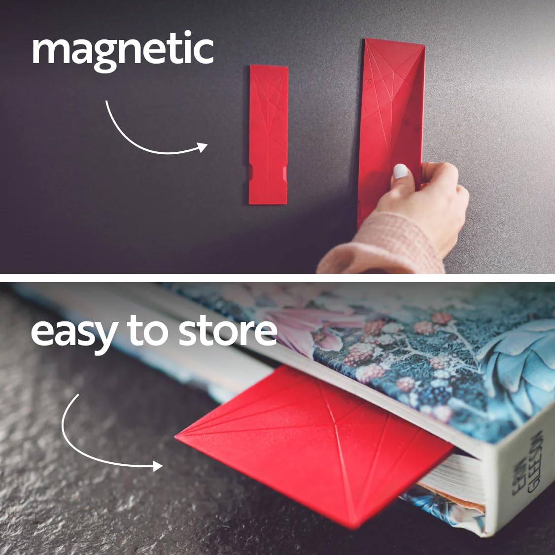 flat magnatic measuring spoon