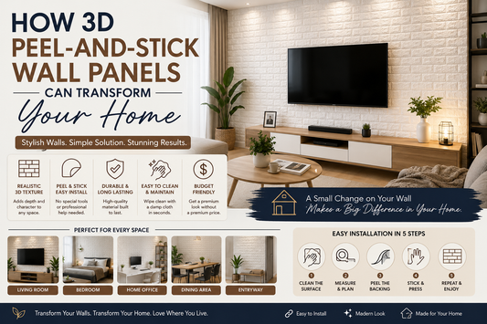 10 Creative Ways to Use 3D Wall Panels in Your Home